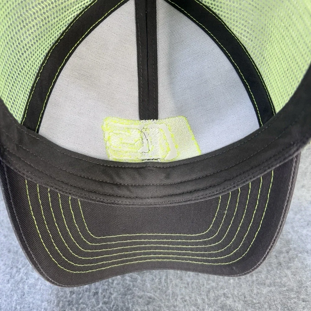 Consolidated Land Services Outdoor Cap Mesh Trucker Snapback Hat Grey